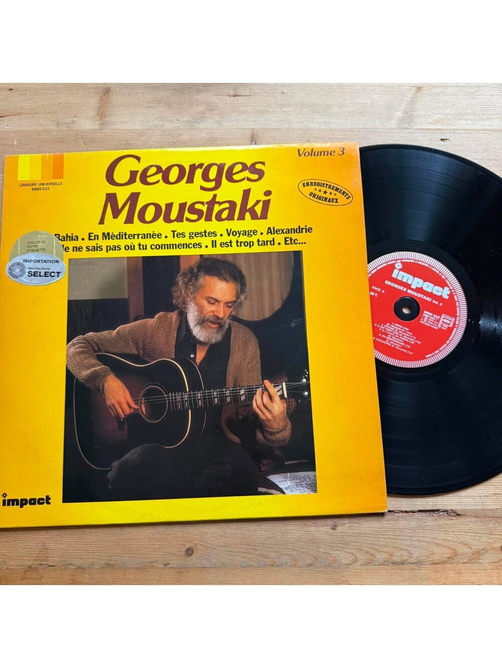 Georges Moustaki - Georges Moustaki 33rpm VG+ VR18